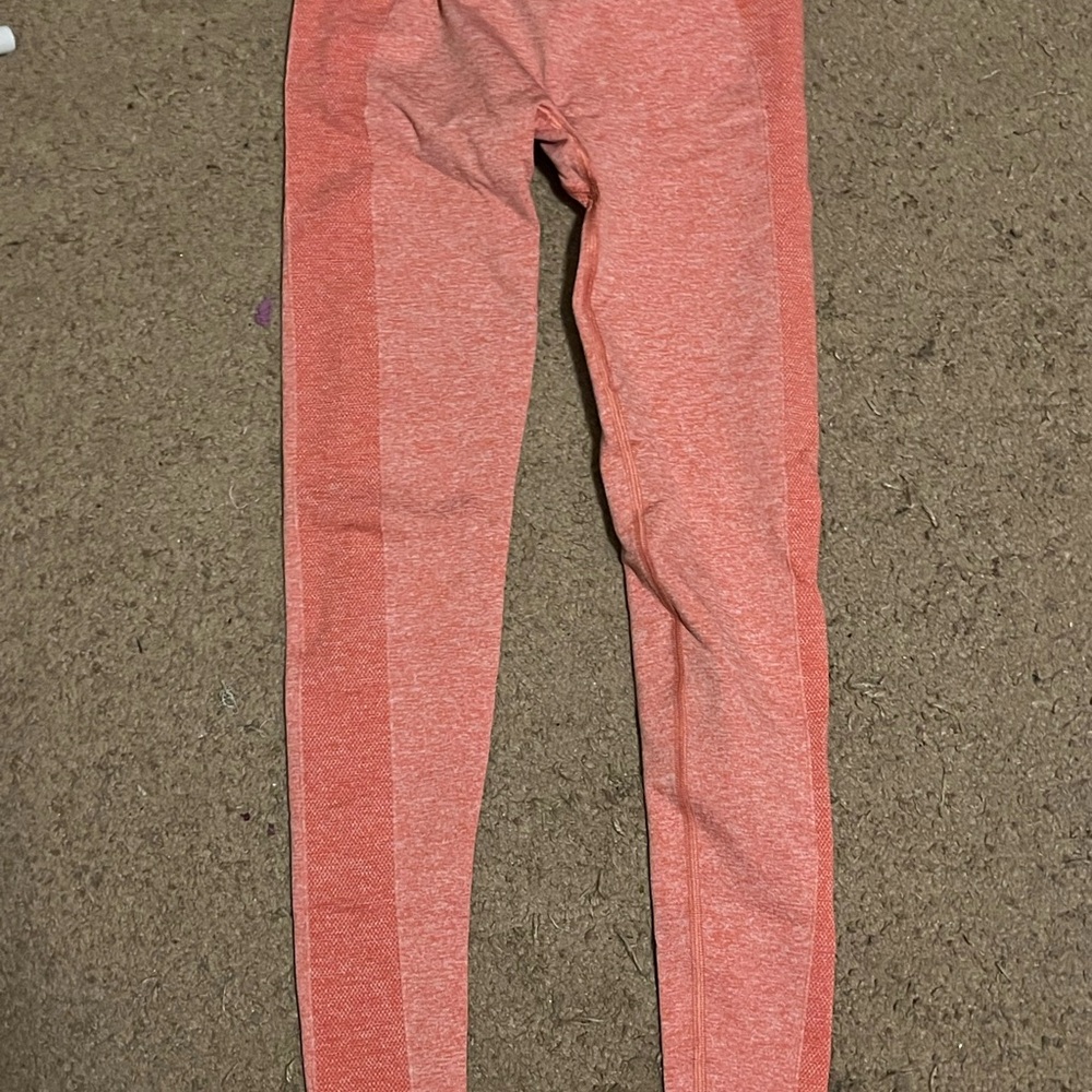 Gymshark Pink Leggings Stretchy Athletic Wear